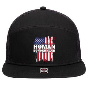 Border Czar Tom Homan Trump President Elect Maga Support 7 Panel Mesh Trucker Snapback Hat