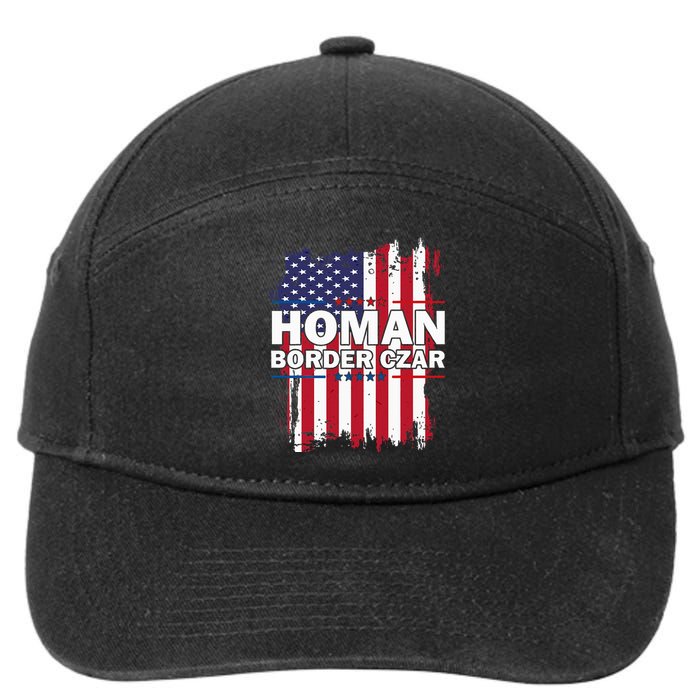 Border Czar Tom Homan Trump President Elect Maga Support 7-Panel Snapback Hat