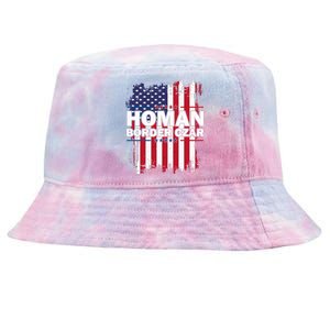 Border Czar Tom Homan Trump President Elect Maga Support Tie-Dyed Bucket Hat