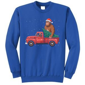 Bigfoot Christmas Tree Truck Festive Graphic Great Gift Sweatshirt