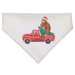 Bigfoot Christmas Tree Truck Festive Graphic Great Gift USA-Made Doggie Bandana