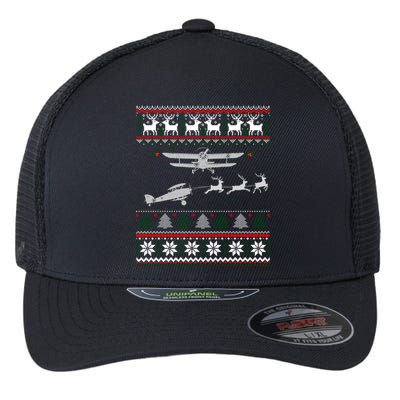 Best Christmas Thanksgiving Gift Pilots Aviation Ugly Gift Flexfit Unipanel Trucker Cap