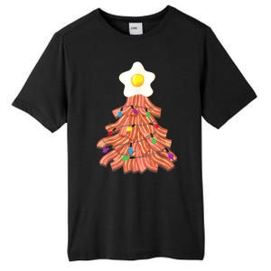 Bacon Christmas Tree Egg Top Funny Pork Lover Gift Tall Fusion ChromaSoft Performance T-Shirt