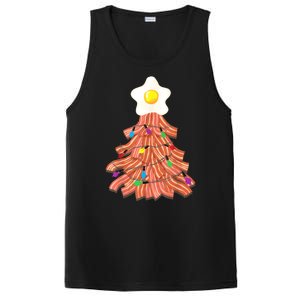 Bacon Christmas Tree Egg Top Funny Pork Lover Gift PosiCharge Competitor Tank