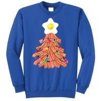 Bacon Christmas Tree Egg Top Funny Pork Lover Gift Sweatshirt