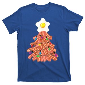 Bacon Christmas Tree Egg Top Funny Pork Lover Gift T-Shirt