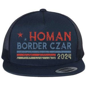 Border Czar Tom Homan Trump President Election Maga Support Flat Bill Trucker Hat