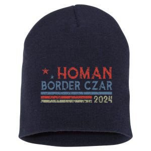 Border Czar Tom Homan Trump President Election Maga Support Short Acrylic Beanie