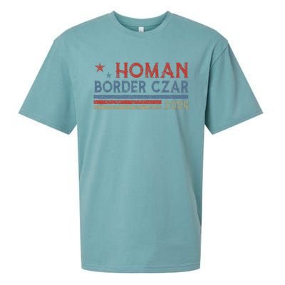 Border Czar Tom Homan Trump President Election Maga Support Sueded Cloud Jersey T-Shirt