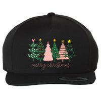 Boho Christmas Tree funny holiday Wool Snapback Cap