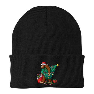 Bigfoot Christmas Tree Lights Xmas Sasquatch Lovers Cool Gift Beanie