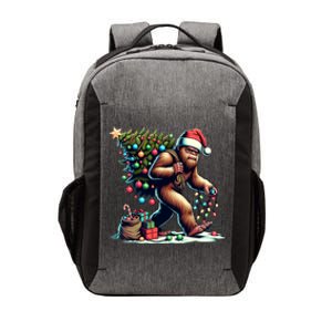 Bigfoot Christmas Tree Lights Xmas Sasquatch Lovers Gift Vector Backpack