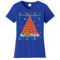 Basketball Christmas Tree Funny Ugly Christmas Sweater Gift Women's T-Shirt