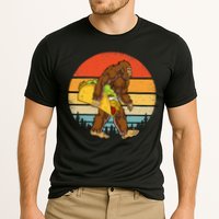 Bigfoot Carrying Taco Funny Cinco De Mayo Men Sasquatch Performance Shirt