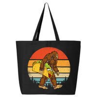 Bigfoot Carrying Taco Funny Cinco De Mayo Men Sasquatch 25L Jumbo Tote