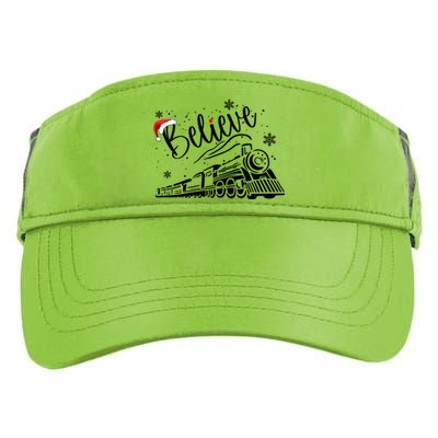 Believe Christmas Train Holiday Adult Drive Performance Visor