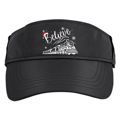 Believe Christmas Train Holiday Adult Drive Performance Visor