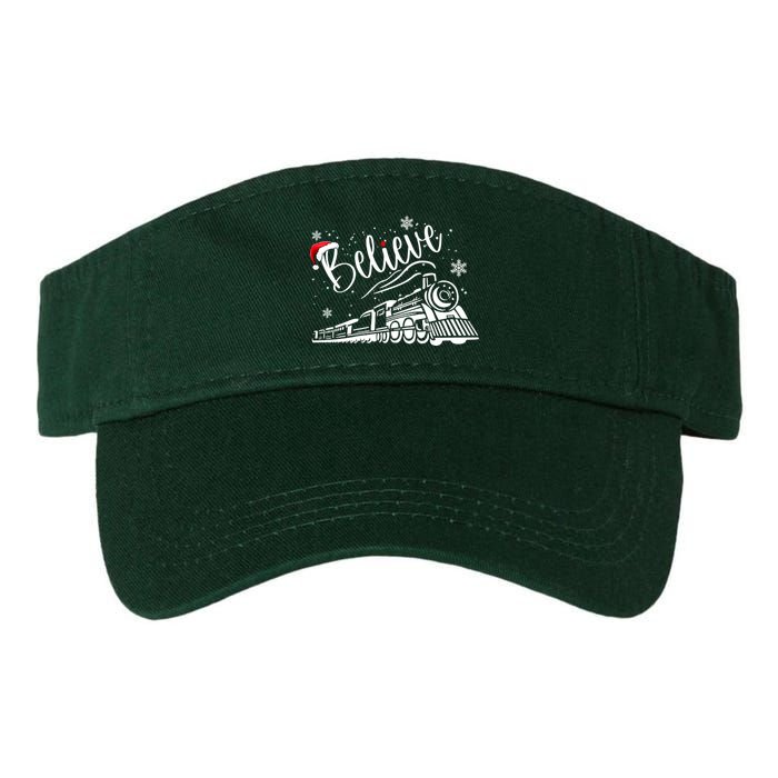 Believe Christmas Train Holiday Visor