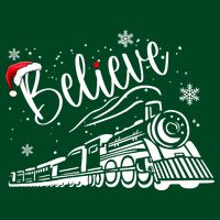 Believe Christmas Train Holiday Visor