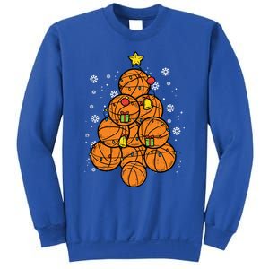 Basketball Christmas Tree Xmas Pajamas Pjs Sports Player Great Gift Sweatshirt