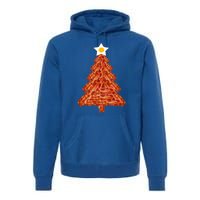 Bacon Christmas Tree Gift Breakfast Holiday Egg Star Holiday Gift Premium Hoodie