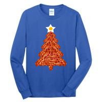 Bacon Christmas Tree Gift Breakfast Holiday Egg Star Holiday Gift Tall Long Sleeve T-Shirt