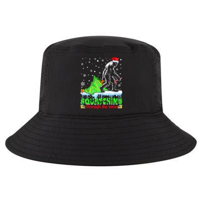 Bigfoot Christmas Tree Squatching Through The Snow Cool Comfort Performance Bucket Hat