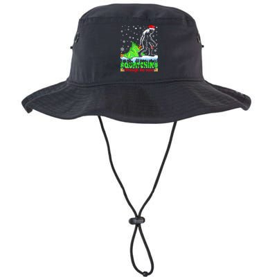 Bigfoot Christmas Tree Squatching Through The Snow Legacy Cool Fit Booney Bucket Hat