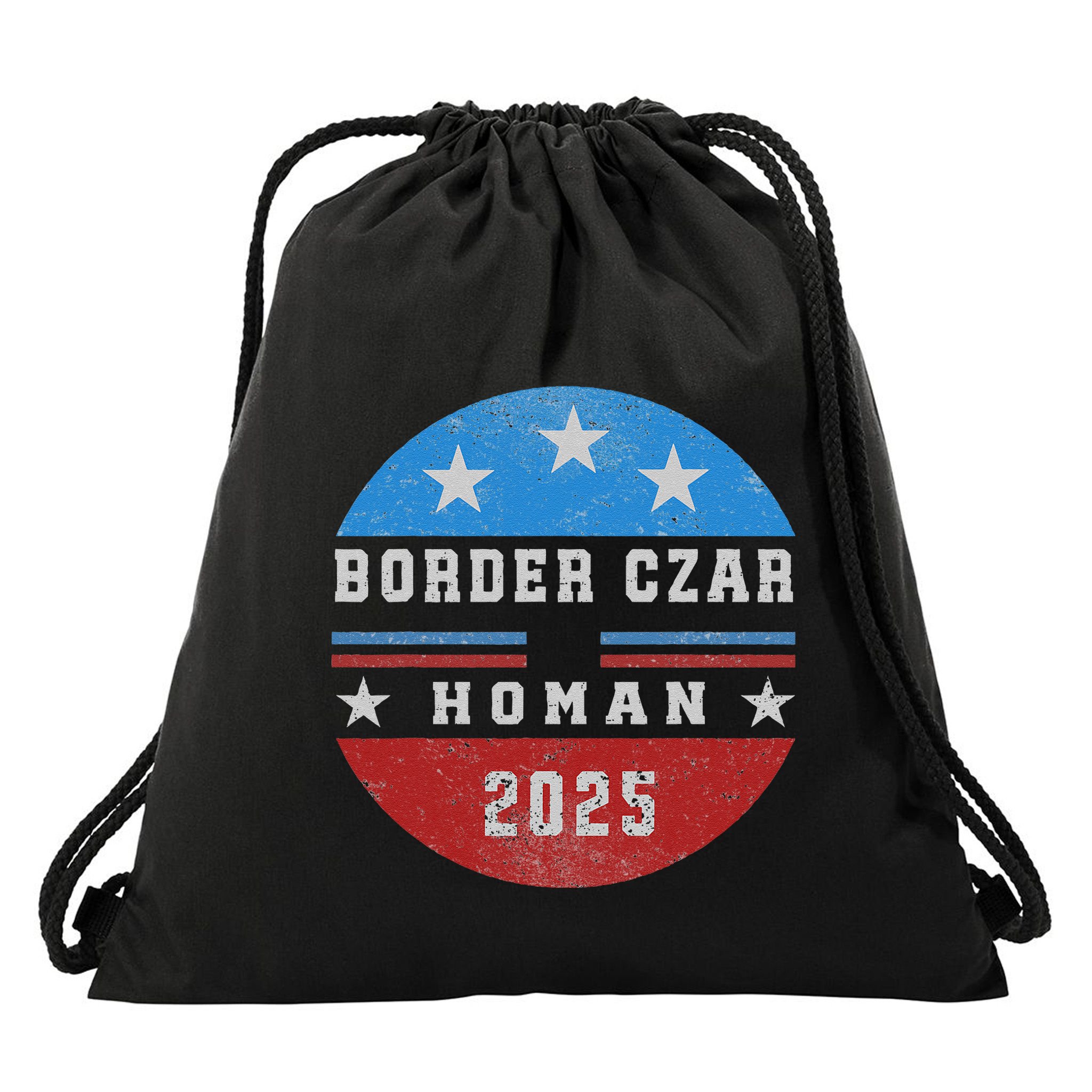 Border Czar Tom Homan Trump President Elect Maga Support Drawstring Bag