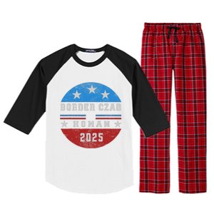 Border Czar Tom Homan Trump President Elect Maga Support Raglan Sleeve Pajama Set