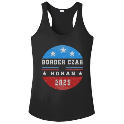 Border Czar Tom Homan Trump President Elect Maga Support Ladies PosiCharge Competitor Racerback Tank