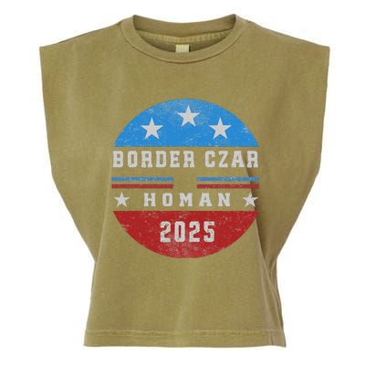 Border Czar Tom Homan Trump President Elect Maga Support Garment-Dyed Women's Muscle Tee