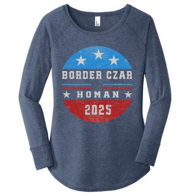 Border Czar Tom Homan Trump President Elect Maga Support Women's Perfect Tri Tunic Long Sleeve Shirt