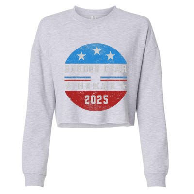 Border Czar Tom Homan Trump President Elect Maga Support Cropped Pullover Crew