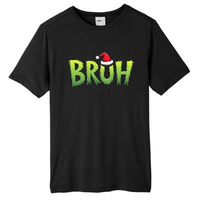 Bruh Christmas Teens Funny Christmas Humor Meme Tall Fusion ChromaSoft Performance T-Shirt