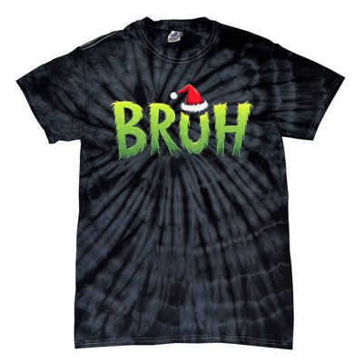 Bruh Christmas Teens Funny Christmas Humor Meme Tie-Dye T-Shirt