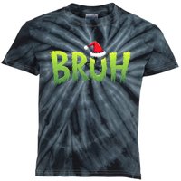 Bruh Christmas Teens Funny Christmas Humor Meme Kids Tie-Dye T-Shirt