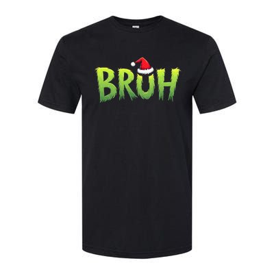 Bruh Christmas Teens Funny Christmas Humor Meme Softstyle CVC T-Shirt