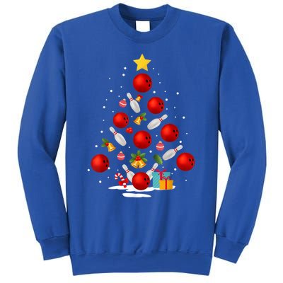 Bowling Christmas Tree Funny Xmas Family Matching Gift Sweatshirt