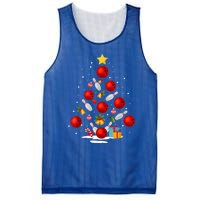 Bowling Christmas Tree Funny Xmas Family Matching Gift Mesh Reversible Basketball Jersey Tank