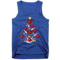 Bowling Christmas Tree Funny Xmas Family Matching Gift Tank Top