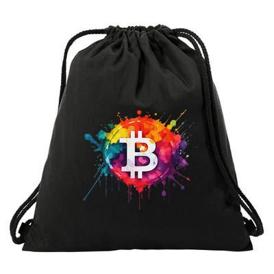Bitcoin Crypto Trader Investor Cryptocurrency Drawstring Bag