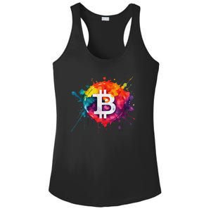 Bitcoin Crypto Trader Investor Cryptocurrency Ladies PosiCharge Competitor Racerback Tank