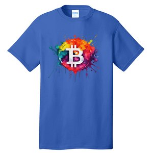 Bitcoin Crypto Trader Investor Cryptocurrency Tall T-Shirt