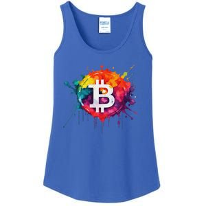 Bitcoin Crypto Trader Investor Cryptocurrency Ladies Essential Tank