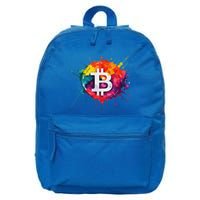 Bitcoin Crypto Trader Investor Cryptocurrency 16 in Basic Backpack