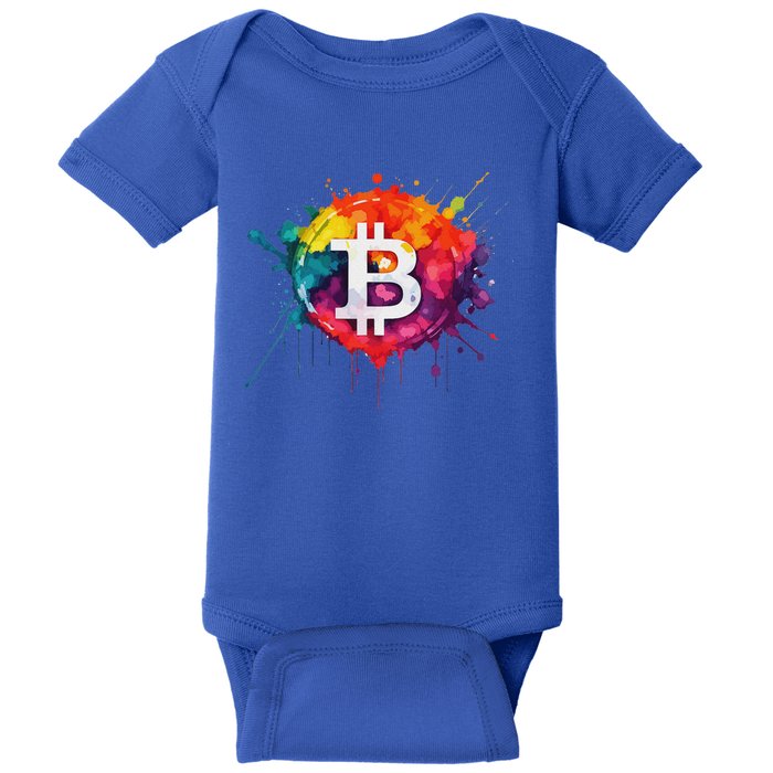 Bitcoin Crypto Trader Investor Cryptocurrency Baby Bodysuit