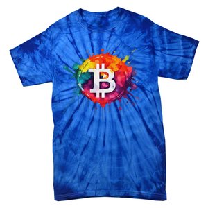 Bitcoin Crypto Trader Investor Cryptocurrency Tie-Dye T-Shirt