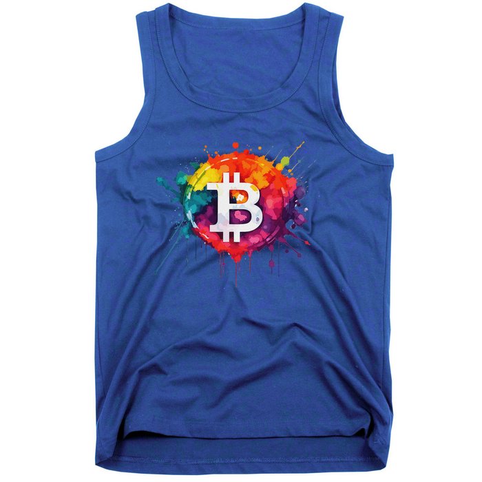 Bitcoin Crypto Trader Investor Cryptocurrency Tank Top