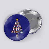 Beagle Christmas Tree Gift Funny Xmas Beagle Cool Gift Button